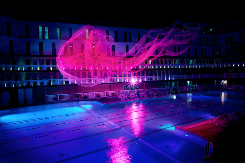 Installation monumentale meduse David Roulleau Molitor