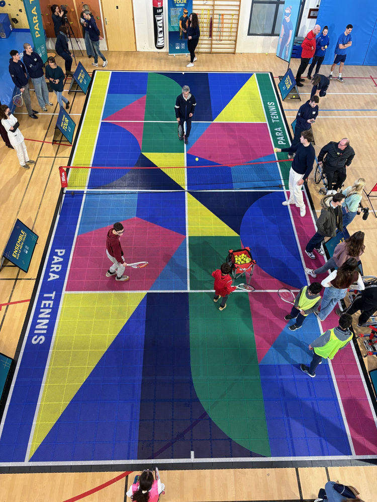 Installation d'Urban Tennis